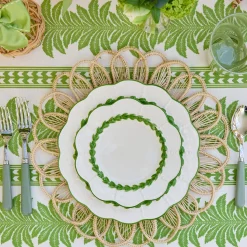 Mrs. Alice Green Laurel Dinner & Starter Plates (Set of 8)< Crockery Sets
