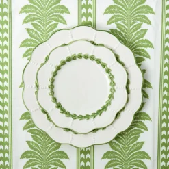 Mrs. Alice Green Laurel Dinner & Starter Plates (Set of 8)< Crockery Sets