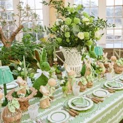 Mrs. Alice Green Laurel Placemats & Napkins (Set of 4)< Table Linen Sets | For The Hostess