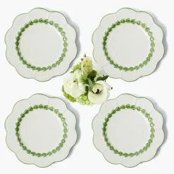 Mrs. Alice Green Laurel Starter Plates (Set of 4)< Starter Plates | Crockery Sets