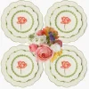 Mrs. Alice Green Laurel Tulip Dinner & Starter Plates (Set of 8)< Summer Crockery | Crockery Sets