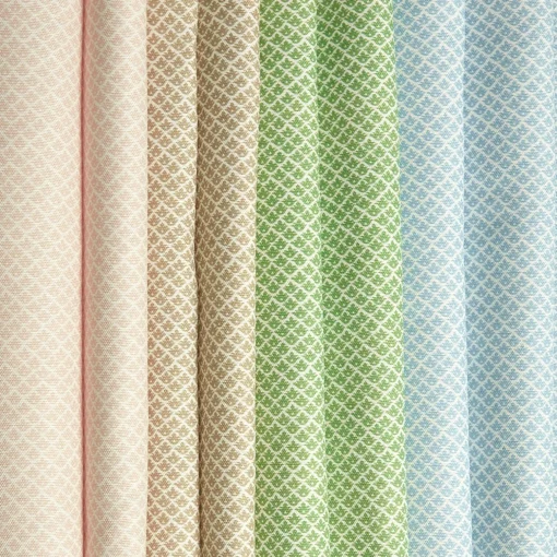 Mrs. Alice Green Lotus Flower Fabric< Serena Fresson Fabrics