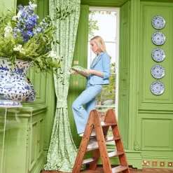 Mrs. Alice Green Pagoda Garden Fabric< Serena Fresson Fabrics