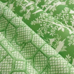 Mrs. Alice Green Pagoda Garden Fabric< Serena Fresson Fabrics