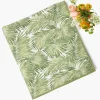 Mrs. Alice Green Palm Tablecloth< Summer Table Linen | Tablecloths
