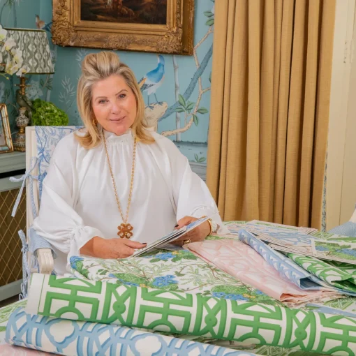 Mrs. Alice Green Pavilion Fabric< Serena Fresson Fabrics