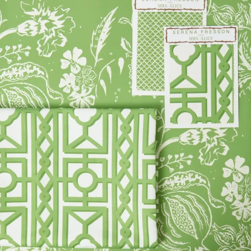 Mrs. Alice Green Pavilion Fabric< Serena Fresson Fabrics