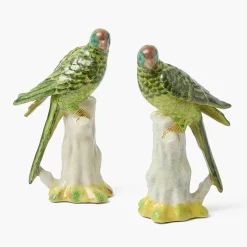 Mrs. Alice Green Porcelain Parrot (Pair)< Year-round Decorations