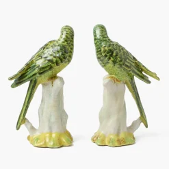 Mrs. Alice Green Porcelain Parrot (Pair)< Year-round Decorations