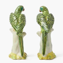 Mrs. Alice Green Porcelain Parrot (Pair)< Year-round Decorations