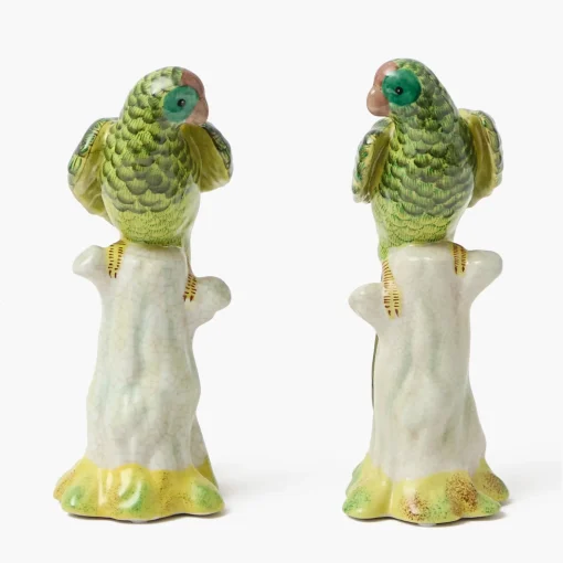 Mrs. Alice Green Porcelain Parrot (Pair)< Year-round Decorations