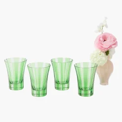 Mrs. Alice Green Positano Glasses (Set of 4)< Summer Glassware | Glasses