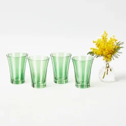 Mrs. Alice Green Positano Glasses (Set of 4)< Summer Glassware | Glasses