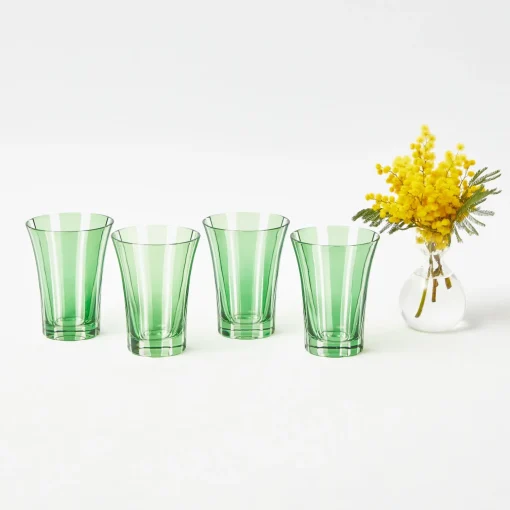 Mrs. Alice Green Positano Glasses (Set of 4)< Summer Glassware | Glasses
