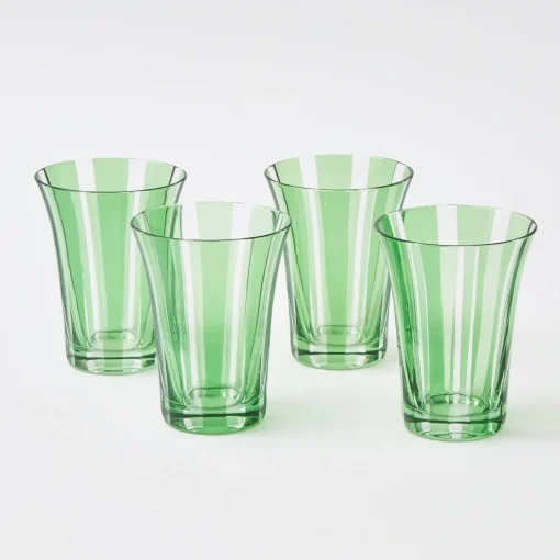 Mrs. Alice Green Positano Glasses (Set of 4)< Summer Glassware | Glasses