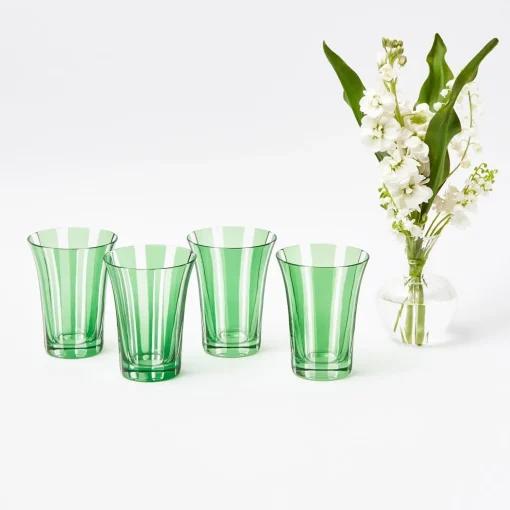 Mrs. Alice Green Positano Glasses (Set of 4)< Summer Glassware | Glasses