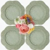 Mrs. Alice Green Scalloped Rattan Charger Plates (Set of 4)< Summer Table Linen | Placemats