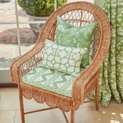 Mrs. Alice Green Shaded Bamboo Fabric< Serena Fresson Fabrics
