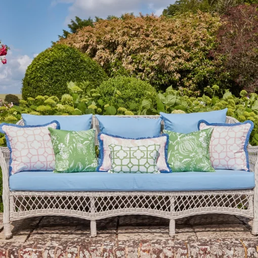 Mrs. Alice Green Shaded Bamboo Fabric< Serena Fresson Fabrics