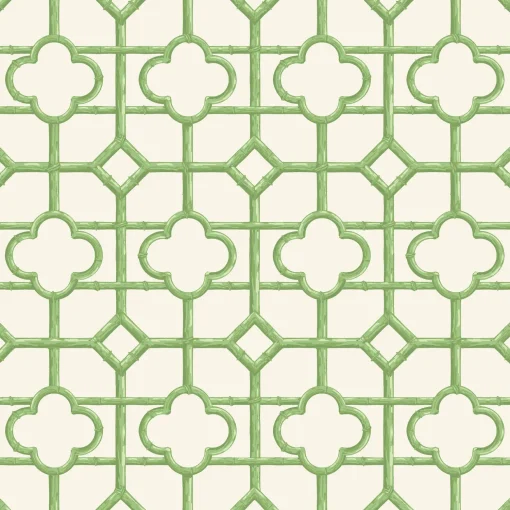 Mrs. Alice Green Shaded Bamboo Wallpaper< Serena Fresson Wallpapers