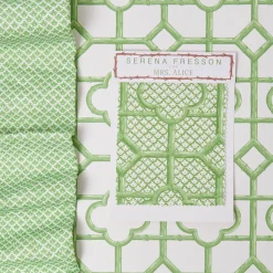 Mrs. Alice Green Shaded Bamboo Wallpaper< Serena Fresson Wallpapers