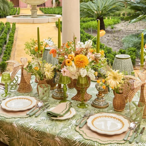 Mrs. Alice Green Swirl Outdoor Glasses (Set of 6)< Summer Glassware | Glasses