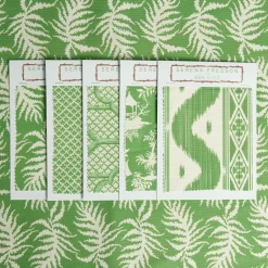 Mrs. Alice Green Trailing Ferns Fabric< Serena Fresson Fabrics