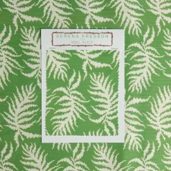 Mrs. Alice Green Trailing Ferns Fabric< Serena Fresson Fabrics