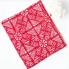 Mrs. Alice Gretel Applique Red Tablecloth< Tablecloths