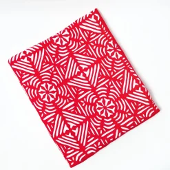 Mrs. Alice Gretel Applique Red Tablecloth< Tablecloths