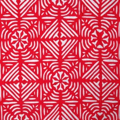 Mrs. Alice Gretel Applique Red Tablecloth< Tablecloths