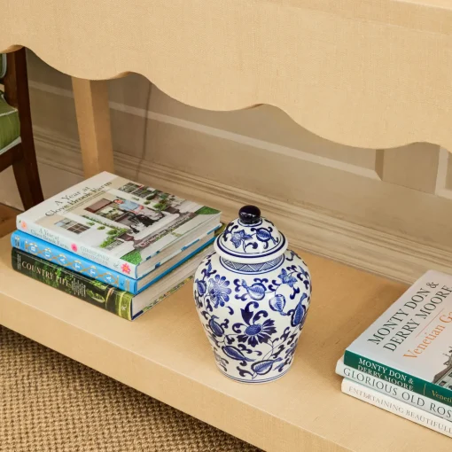 Mrs. Alice Gwendolyn Grasscloth Console Table< Furniture