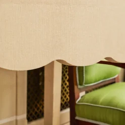 Mrs. Alice Gwendolyn Grasscloth Console Table< Furniture