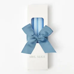 Mrs. Alice Handmade Ice Blue Candles (Set of 8)< Summer Candleware | Candles
