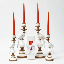 Mrs. Alice Handmade Orange Candles (Set of 8)< Summer Candleware | Candles