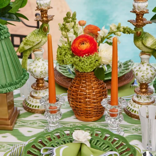 Mrs. Alice Handmade Orange Candles (Set of 8)< Summer Candleware | Candles