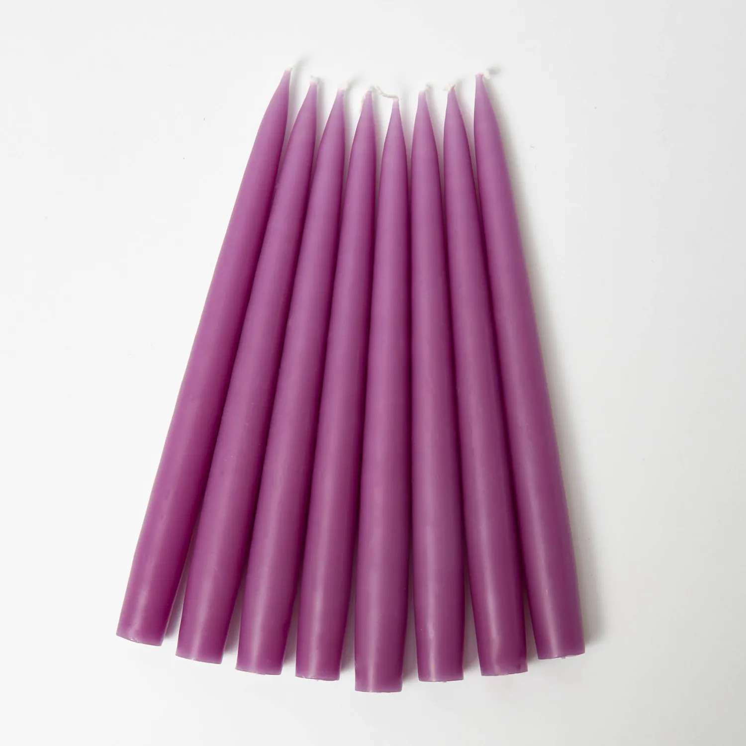 Mrs. Alice Handmade Purple Candles (Set of 8)< Summer Candleware | Candles