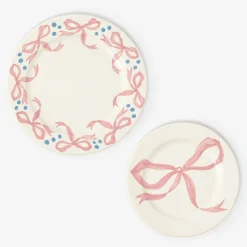 Mrs. Alice Harley's Bow Dinner & Starter Plates (Set of 8)< Crockery Sets