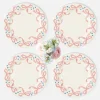 Mrs. Alice Harley's Bow Dinner Plates (Set of 4)< Dinner Plates | Crockery Sets