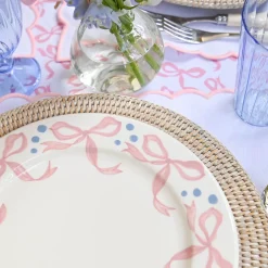 Mrs. Alice Harley's Bow Dinner Plates (Set of 4)< Dinner Plates | Crockery Sets
