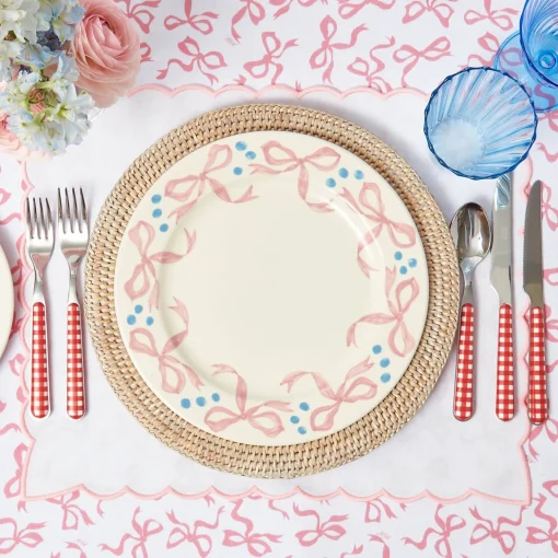 Mrs. Alice Harley's Bow Dinner Plates (Set of 4)< Dinner Plates | Crockery Sets