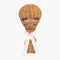 Mrs. Alice Hot Air Balloon Rechargeable Lamp with Pink Bow< Rechargeable Table Lamps | Lamp Stands