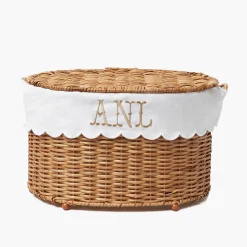 Mrs. Alice Isabella Rattan Basket (Small)< For The Hostess | For The Rattan Lover
