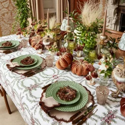 Mrs. Alice Isabella Taupe & Chocolate Napkins (Set of 4)< Napkins | Mrs. Alice Monogram