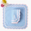 Mrs. Alice Isla Blue & Pink Napkins (Set of 4)< Napkins | Mrs. Alice Monogram