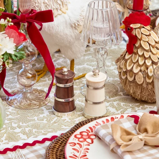 Mrs. Alice Ivorine & Rosewood Salt & Pepper Set< Crockery Sets | For The Hostess