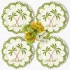 Mrs. Alice Jardin de Palmier Dinner Plates (Set of 4)< Summer Crockery | Dinner Plates