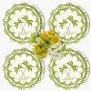 Mrs. Alice Jardin de Palmier Dinner & Starter Plates (Set of 8)< Summer Crockery | Crockery Sets