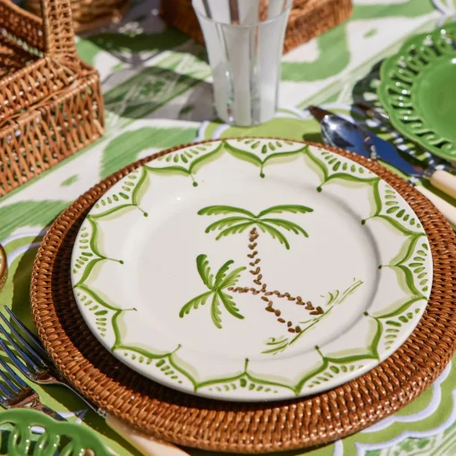 Mrs. Alice Jardin de Palmier Dinner Plate< Summer Crockery | Dinner Plates