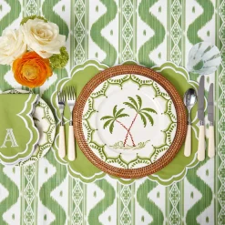 Mrs. Alice Jardin de Palmier Dinner Plates (Set of 4)< Summer Crockery | Dinner Plates